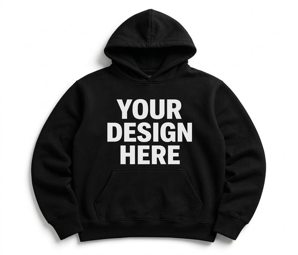 Custom Logo & Text Unisex Pullover Hoodie