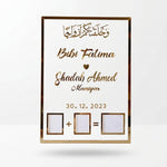 Custom Islamic Marriage Acrylic Display
